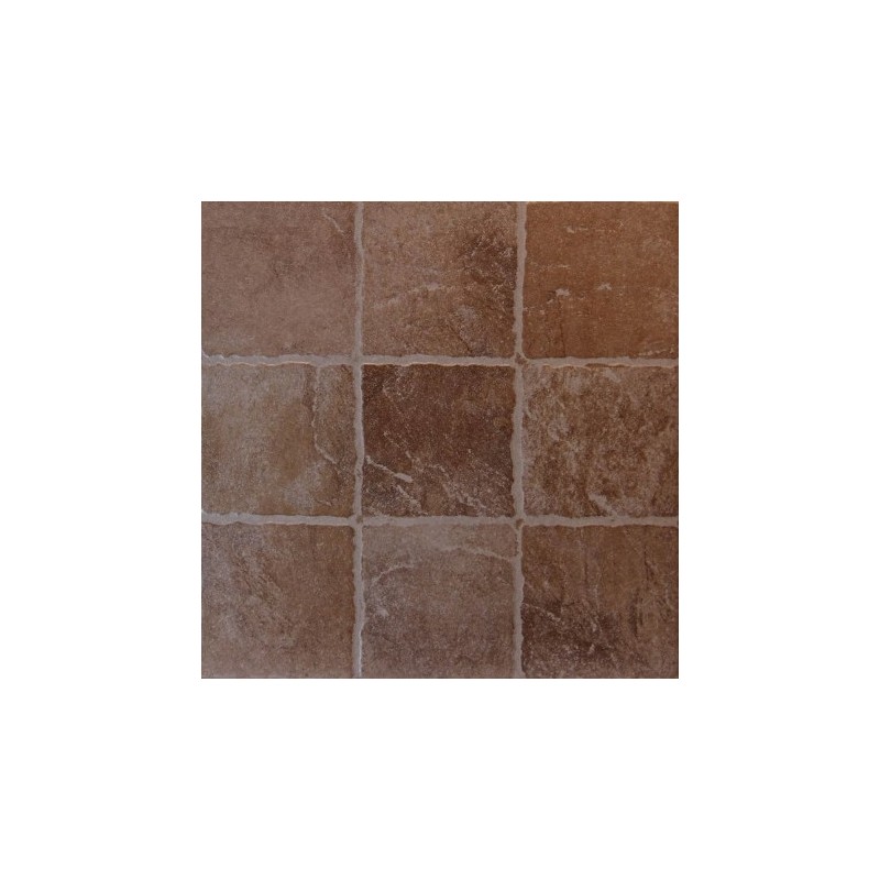 CERAMICA PORFIDO MARRON 35*35