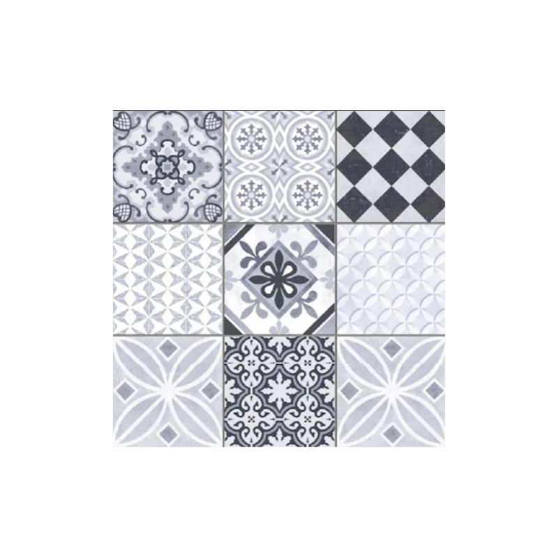 CERAMICA CALCAREO GRIS/BCO 35*35
