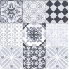 CERAMICA CALCAREO GRIS/BCO 35*35